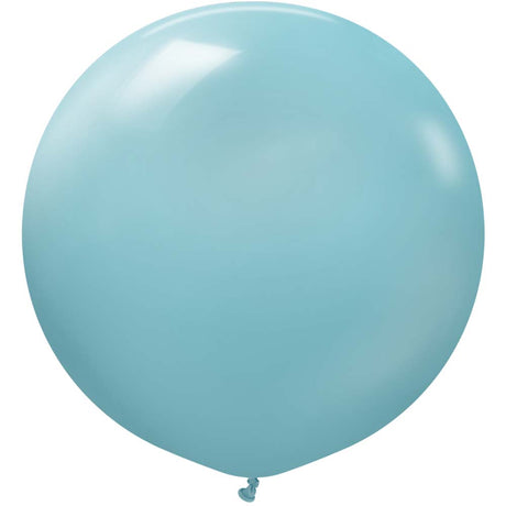 Latex Balloons 24 Inch Kalisan Retro Blue Glass