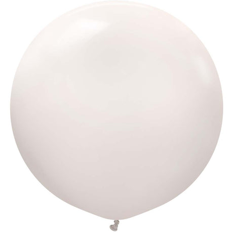Latex Balloons 24 Inch Kalisan Retro White Sand