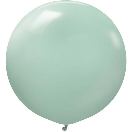 Latex Balloons 24 Inch Kalisan Retro Winter Green