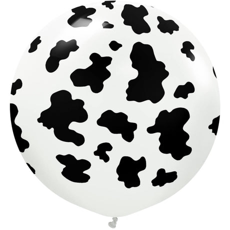 Safari Cow Latex Balloons 24 Inch