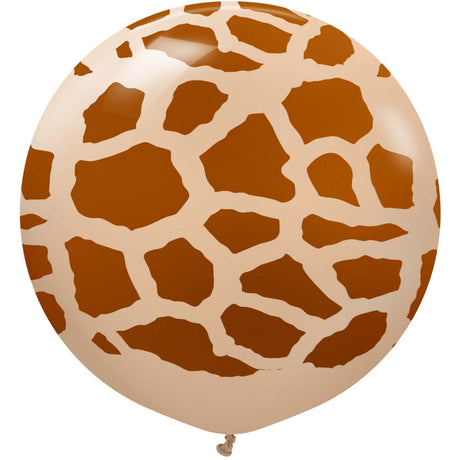 Latex Balloons Safari Giraffe 24 Inch