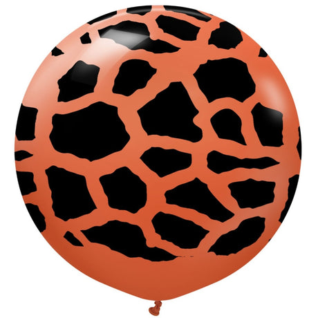 Safari Giraffe Latex Balloon 24 Inch