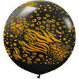 Latex Balloons Safari Mutant Black Gold Ink