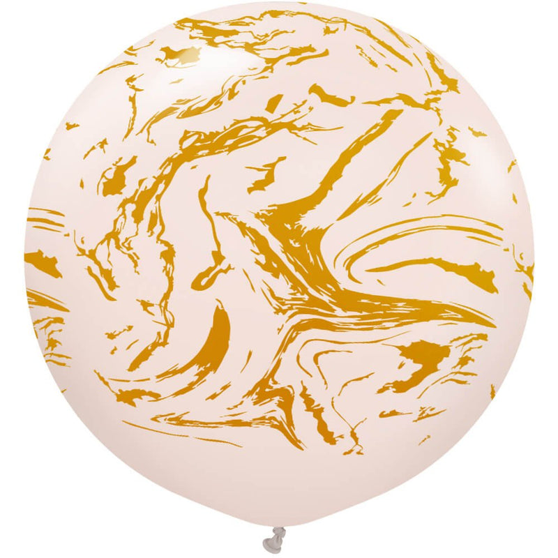 Latex Balloons 24 Inch Space Nebula Pink Blush