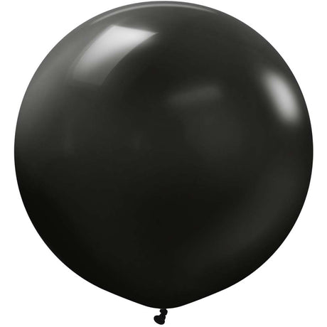 24 Inch Black Latex Balloons