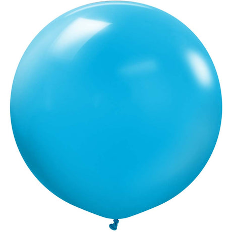 Latex Balloons 24 Inch Caribbean Blue