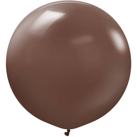 Latex Balloons 24 Inch Kalisan Chocolate Brown