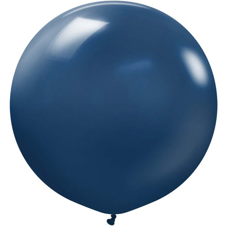 Latex Balloons 24 Inch Navy Blue