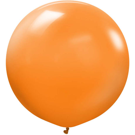 Orange Latex Balloons 24 Inch Kalisan Standard