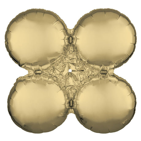 Foil Balloon MagicArch Large White Gold