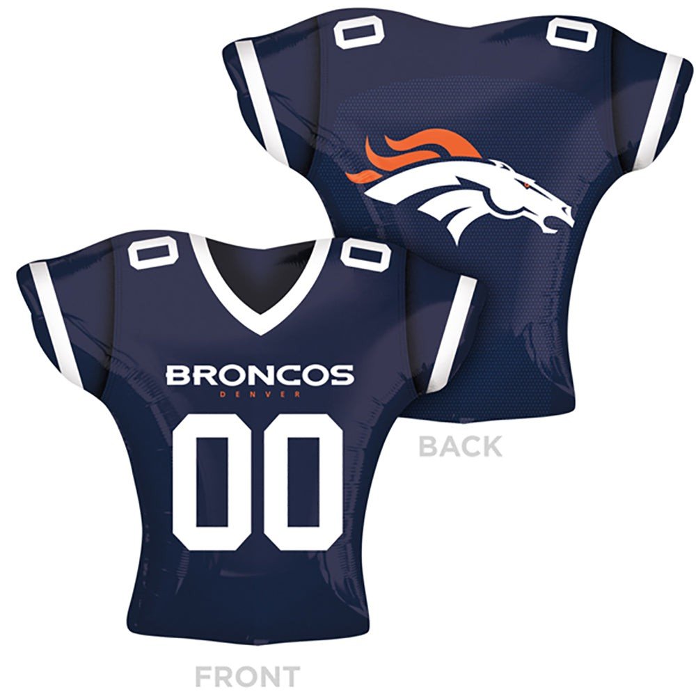 Foil Balloon Denver Broncos Jersey 24 Inch
