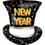 Foil Balloon Pop Clink Cheers Top Hat