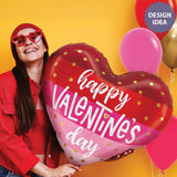 Heart Foil Balloon - Valentine's Day