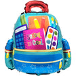Foil Balloon School Is Cool Backpack Blue