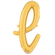 Foil Balloon Script Letter L Gold