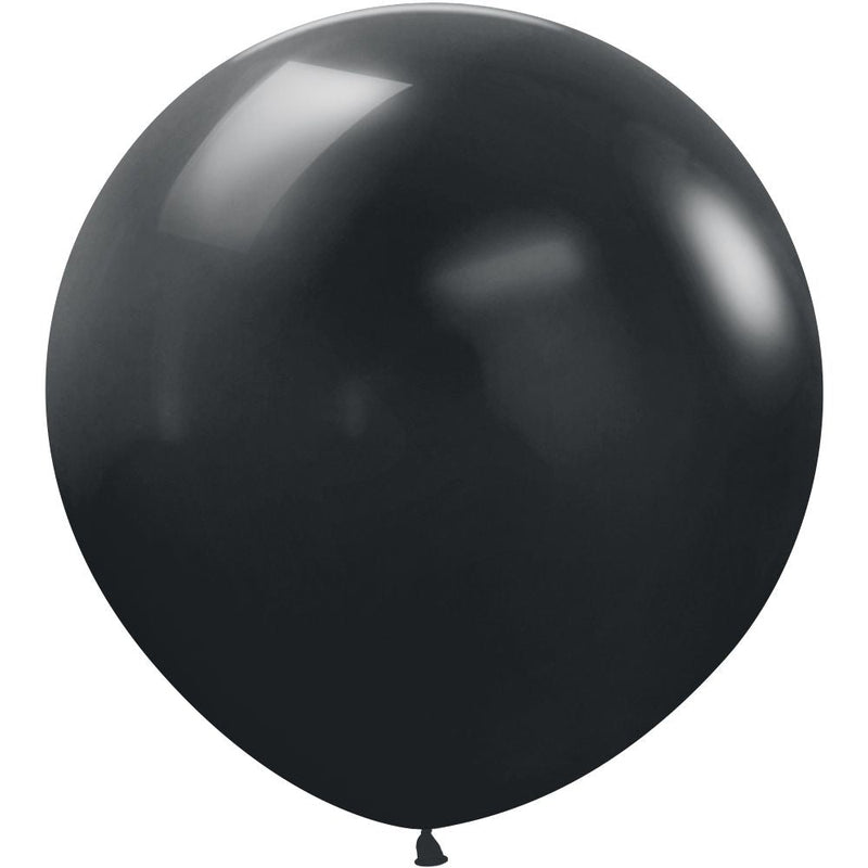 Latex Balloons Deluxe Black 24 Inch