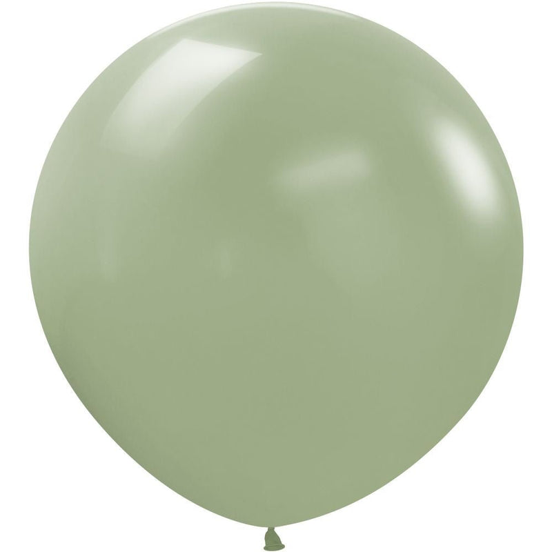Latex Balloons 24 Inch Eucalyptus Green