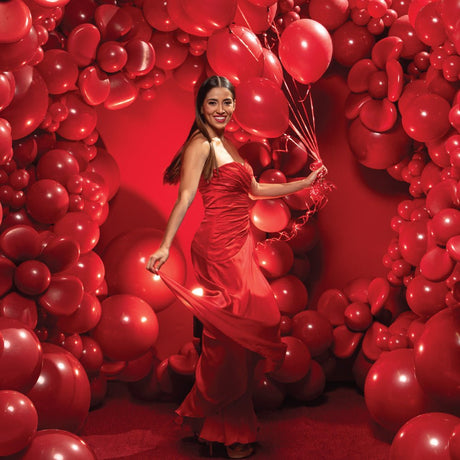 24 Inch Latex Balloons Deluxe Imperial Red
