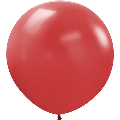 24 Inch Latex Balloons Deluxe Imperial Red