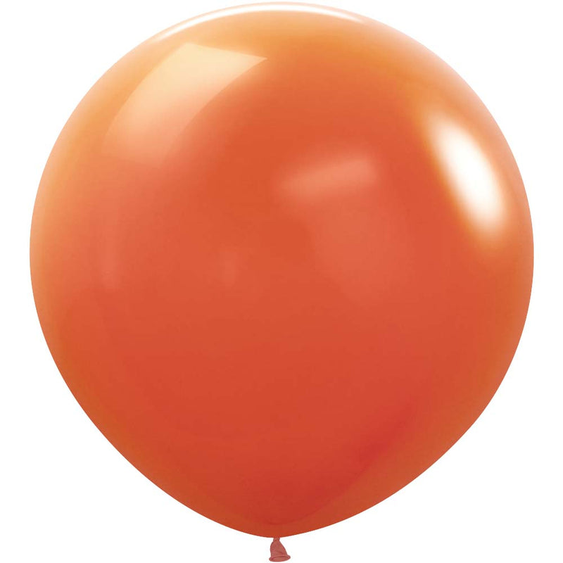 Latex Balloons 24 Inch Sempertex Deluxe Sunset Orange