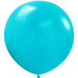 Latex Balloons 24 Inch Sempertex Deluxe Turquoise Blue