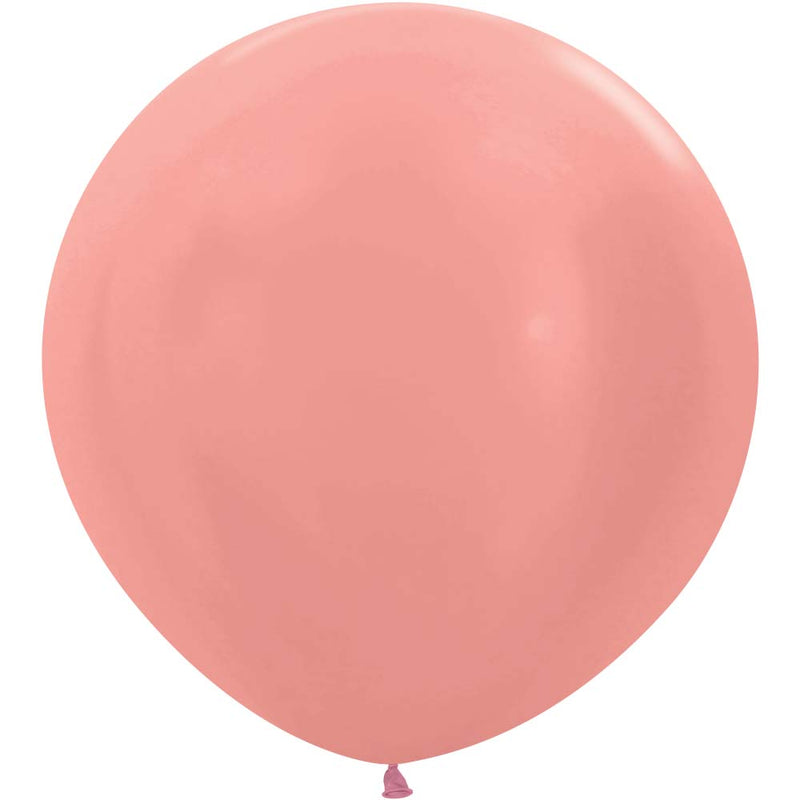 Latex Balloons Metallic Rose Gold 24 Inch