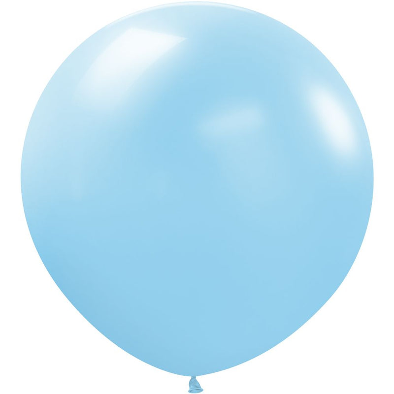 Latex Balloons 24 Inch Pastel Matte Blue