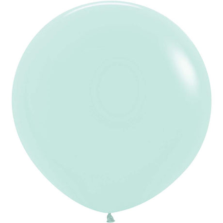 Latex Balloons 24 Inch Pastel Matte Green