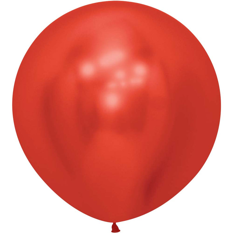 Latex Balloons 24 Inch Sempertex Reflex Crystal Red