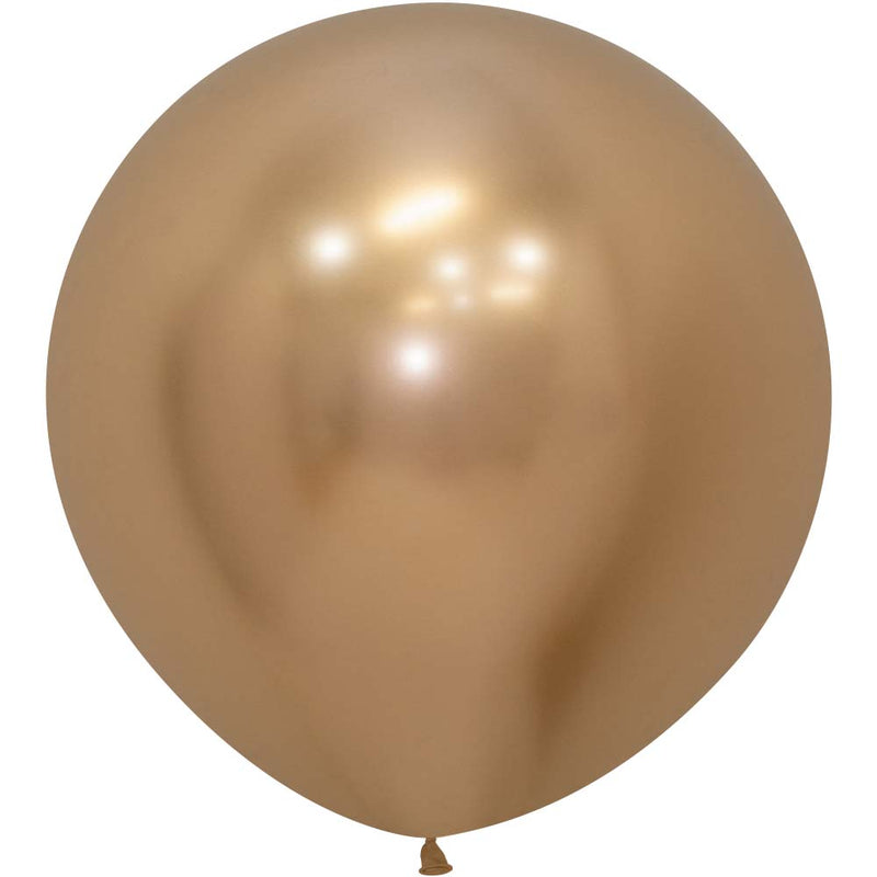 Latex Balloons 24 Inch Reflex Gold