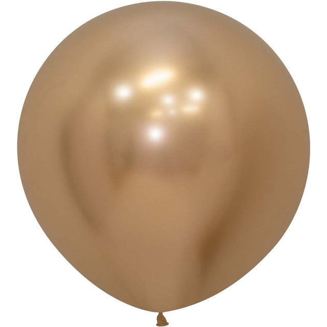 Latex Balloons 24 Inch Reflex Gold