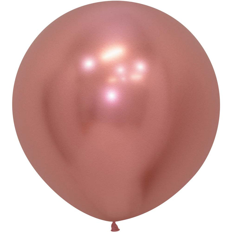 Latex Balloons 24 Inch Sempertex Reflex Rose Gold