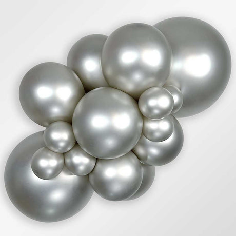 Latex Balloons 24 Inch Sempertex Reflex Silver