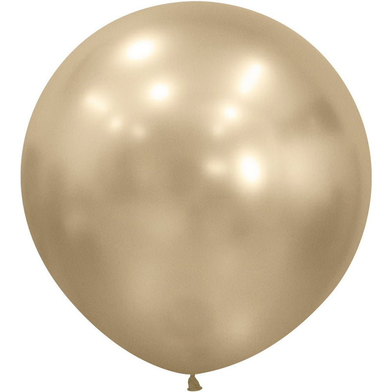 Latex Balloons 24 Inch Sempertex Silk Gold Dust