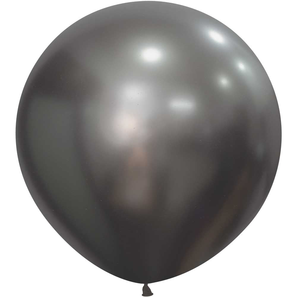Latex Balloons 24 Inch Sempertex Silk Midnight Grey
