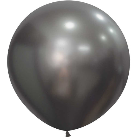 Latex Balloons 24 Inch Sempertex Silk Midnight Grey