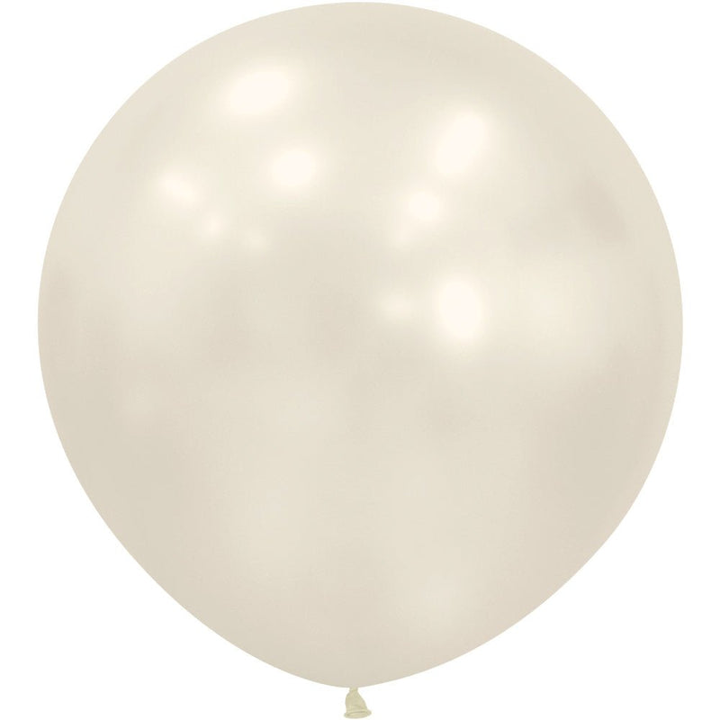 Latex Balloons 24 Inch Sempertex Silk Oyster White
