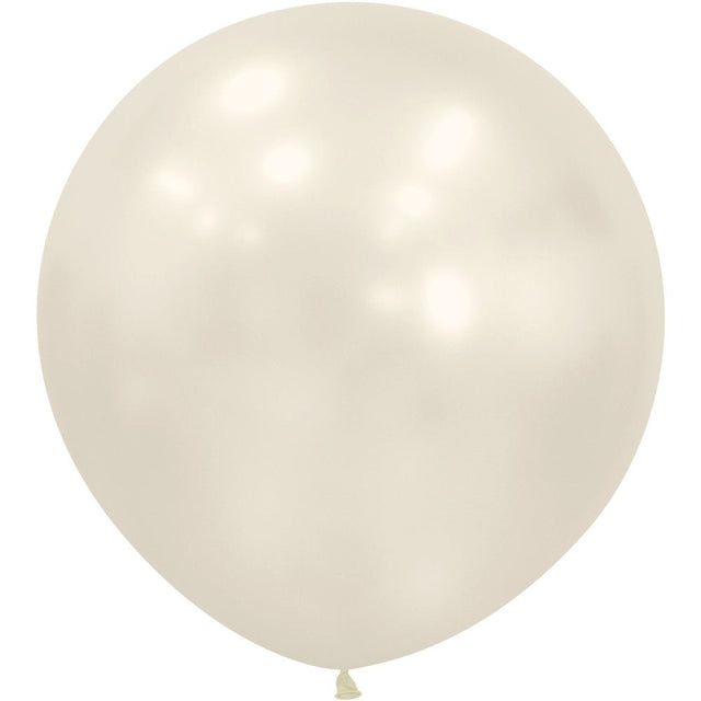 Latex Balloons 24 Inch Sempertex Silk Oyster White