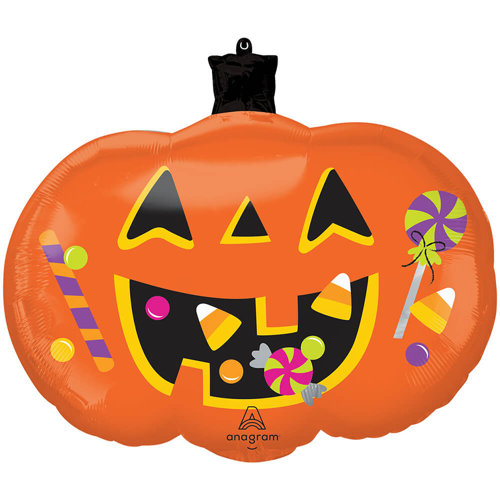 Pumpkin Foil Balloon 24 Inch Trick or Treat