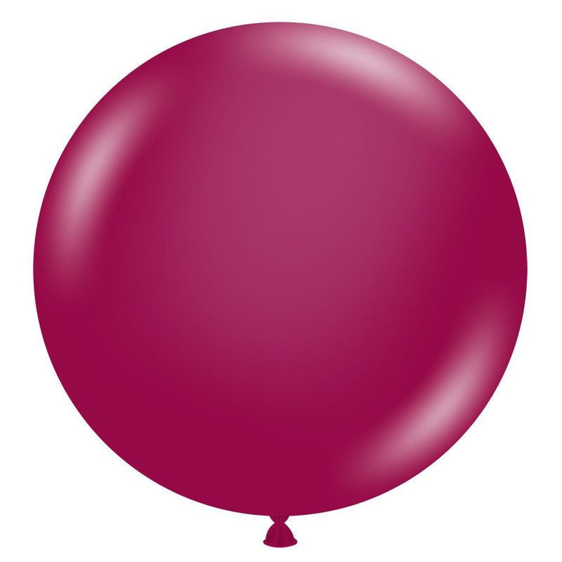 Latex Balloons 24 Inch TUFTEX Crystal Burgundy