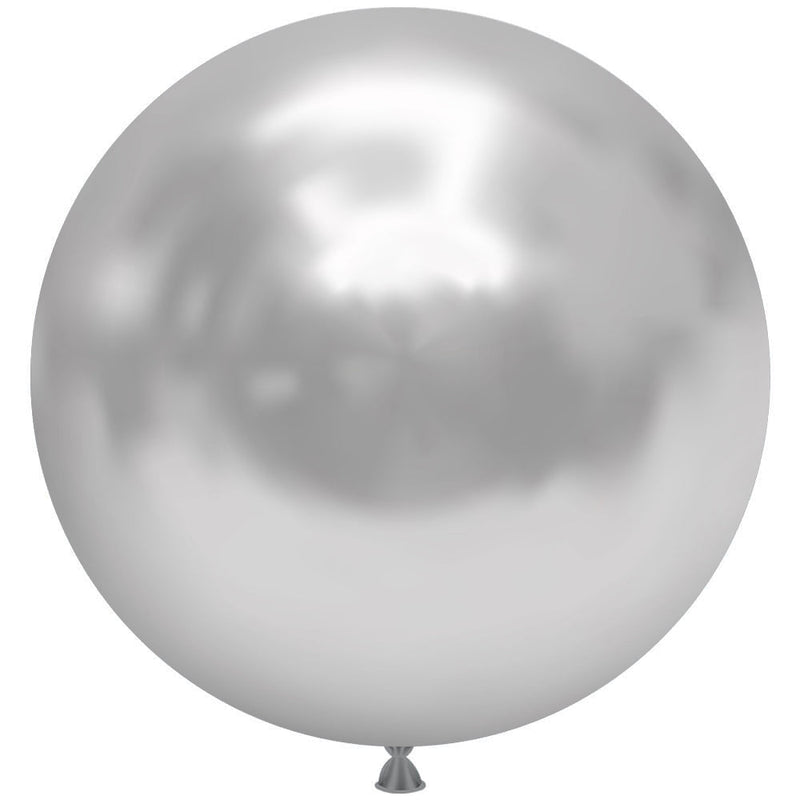 Latex Balloons 24 Inch TUFTEX Effects Silvery