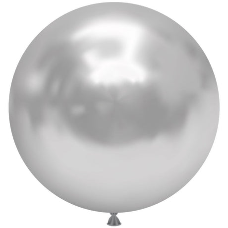 Latex Balloons 24 Inch TUFTEX Effects Silvery