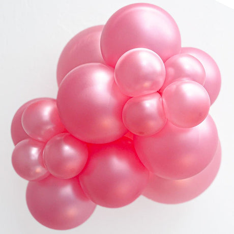 Latex Balloons 24 Inch Metallic Shimmering Pink