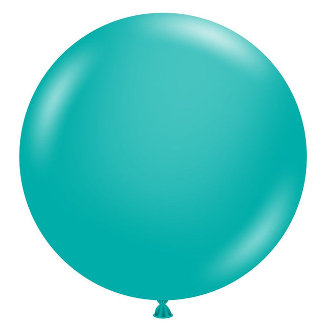 Latex Balloons 24 Inch Teal Blue