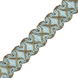 Blue/Gold Metallic Braid