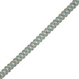 Blue/Gold Metallic Braid
