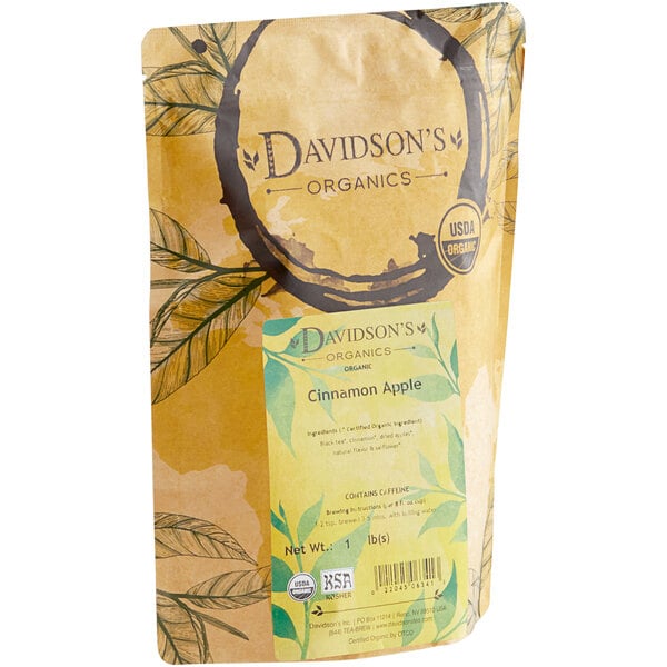 Davidson's Organic Cinnamon Apple Loose Leaf Tea 1 lb.