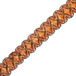 Orange/Gold Metallic Braid