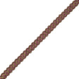 Wine/Gold Metallic Braid