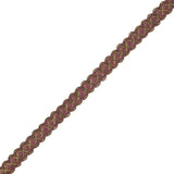 Wine/Gold Metallic Braid